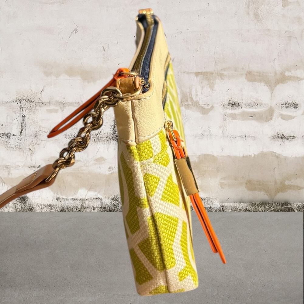 Spartina 449 Heyward Lime & Cream Crossbody Bag with Wallet NWOT - Picture 4 of 11